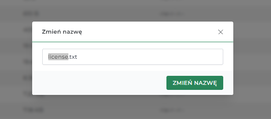 Zmiana rozszerzenia pliku na serwerze FTP