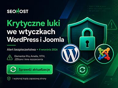 Krytyczne luki we wtyczkach WordPress i Joomla – alert, 4 września 2026